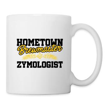 Hometown Brewmaster Zymologist Homebrewing Brewing - Tasse - Weiß - Rechts