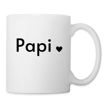 Papi - Mug blanc - blanc - Droite