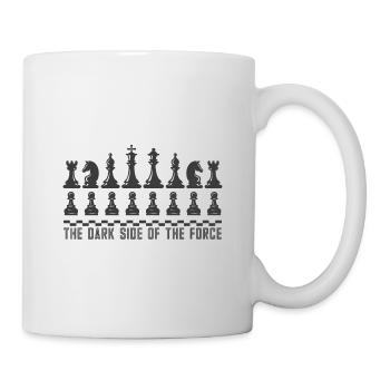 Lusitger Schachspieler Spruch I Schach - Tasse - Weiß - Rechts