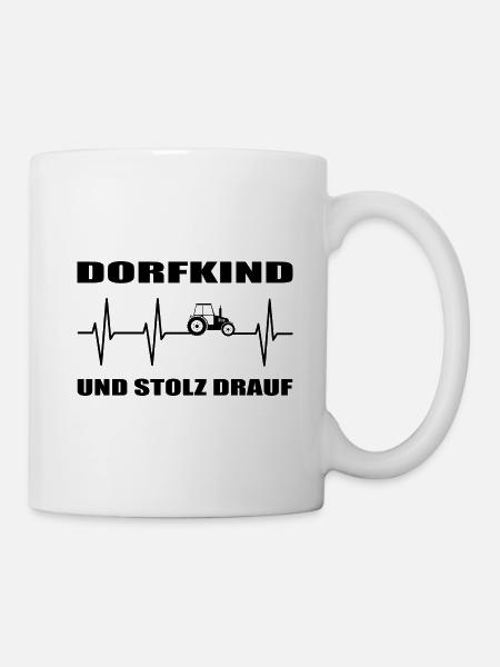 Dorfkind - Tasse - Weiß