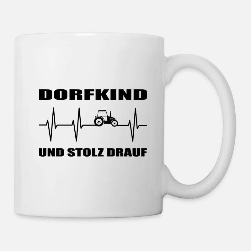 Dorfkind - Tasse - Weiß