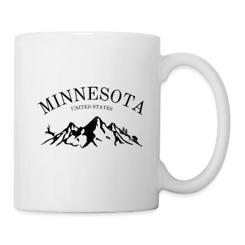 Minnesota - Saint Paul - Minneapolis - USA - Tasse - Weiß - Rechts