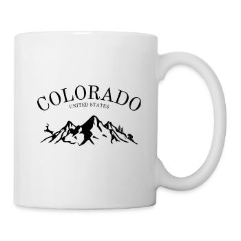 Colorado - Denver - États-Unis - États-Unis - Mug blanc - blanc - Droite