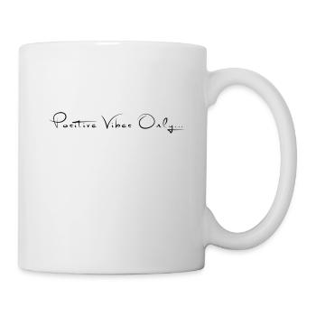 Uniquement des ondes positives - Mug blanc - blanc - Droite