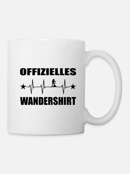 Wandern - Tasse - Weiß