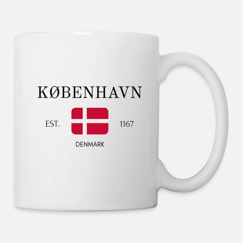 Kopenhagen - Dänemark - Urlaub - Reise - Malmö - Tasse - Weiß