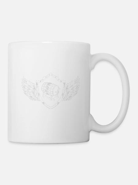 Bierfass Bier Brauerei Wappen - Tasse - Weiß