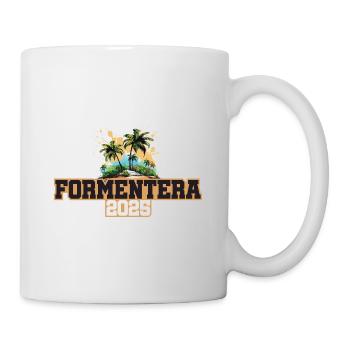 Formentera 2025 Palmen - Tasse - Weiß - Rechts