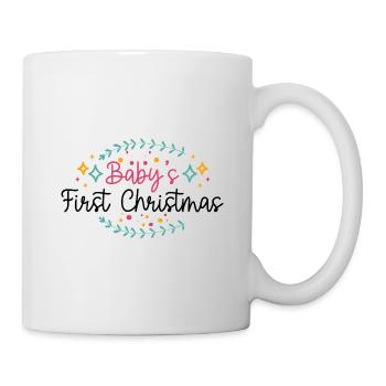 Bébé premier Noël - Mug blanc - blanc - Droite