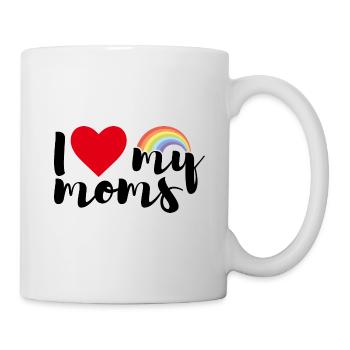 J’aime mes mères - Mug blanc - blanc - Droite