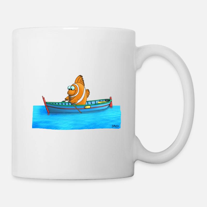 Funny clownfish - Mug - white