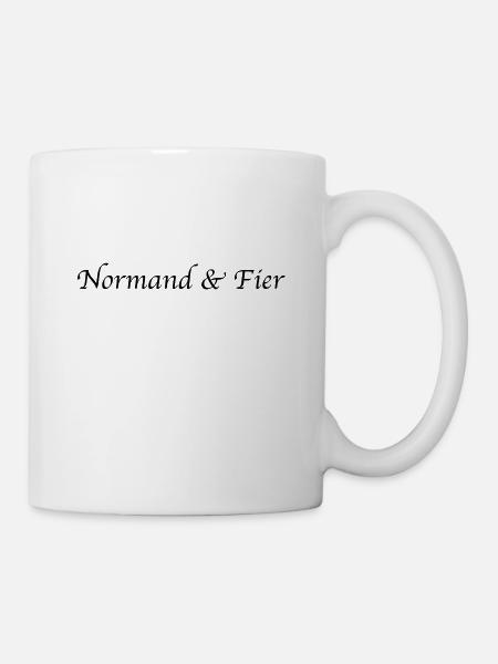 Normand & fier - Mug blanc - blanc