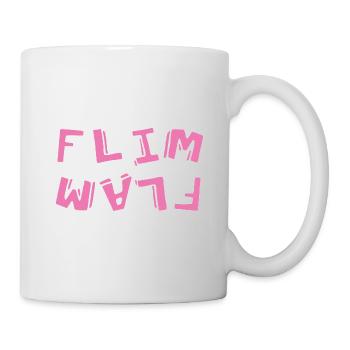 Flam Flim Flam Flamingo - Mug blanc - blanc - Droite