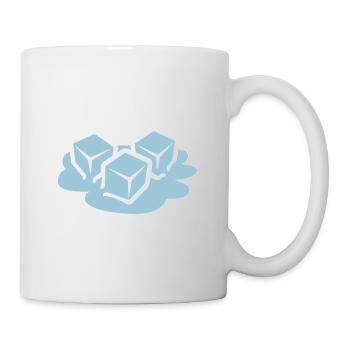 set of 3 melting ice cubes - Mug - white - Right