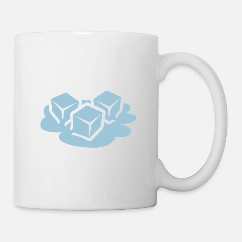 set of 3 melting ice cubes - Mug - white
