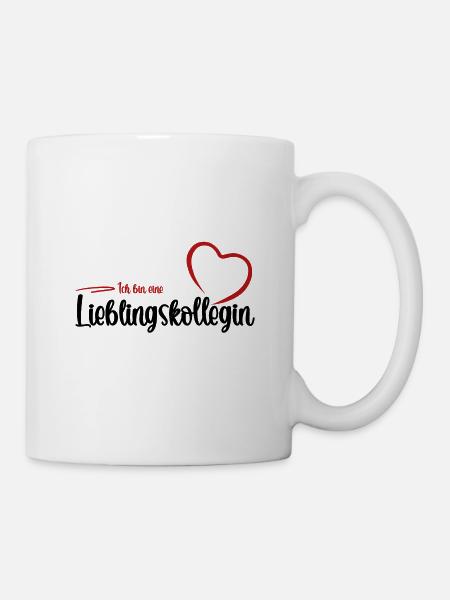 Ich bin eine Lieblingskollegin - Tasse - Weiß