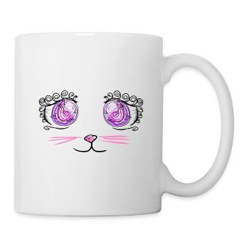 Manga Chat - Mug blanc - blanc - Droite