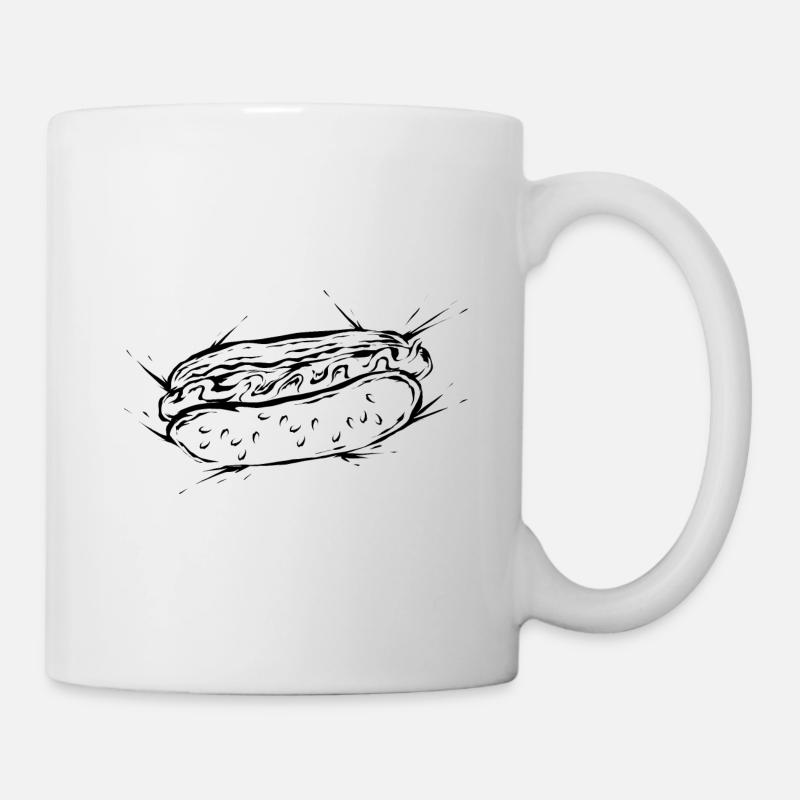 Hot Dog - Tasse - Weiß