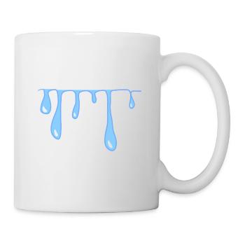 water drops slime line pattern - Mug - white - Right