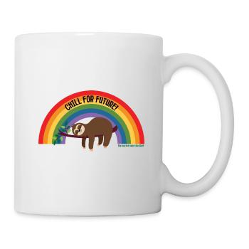 CHILL FOR FUTURE - Sloth - ANIMALS FOR FUTURE - Tasse - Weiß - Rechts