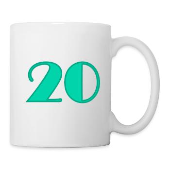 20 YEARS,20TH ANNIVERSARY,20 ANNIVERSARY 20 YEARS,20 - Mug - white - Right