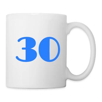 30 YEARS. 30. 30th ANNIVERSARY. 30 YEARS ANNIVERSARY - Mug - white - Right