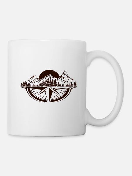 Flucht - Tasse - Weiß