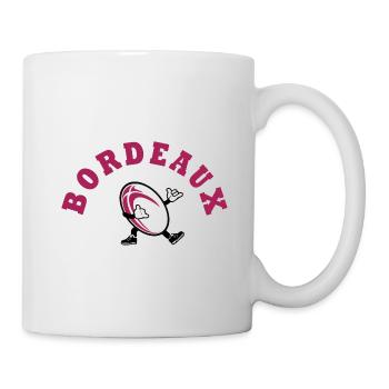 Rugby Bordeaux sport rugby supporter girondins - Mug blanc - blanc - Droite