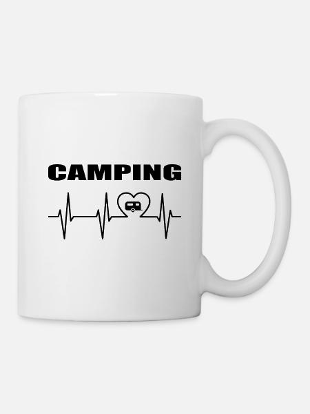 Camping - Tasse - Weiß