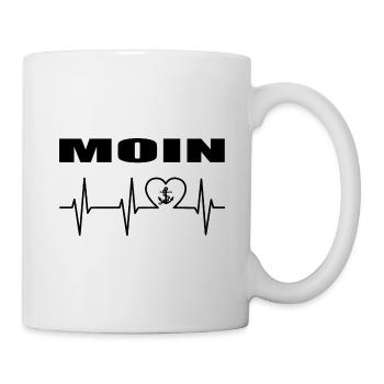 Moin - Tasse - Weiß - Rechts