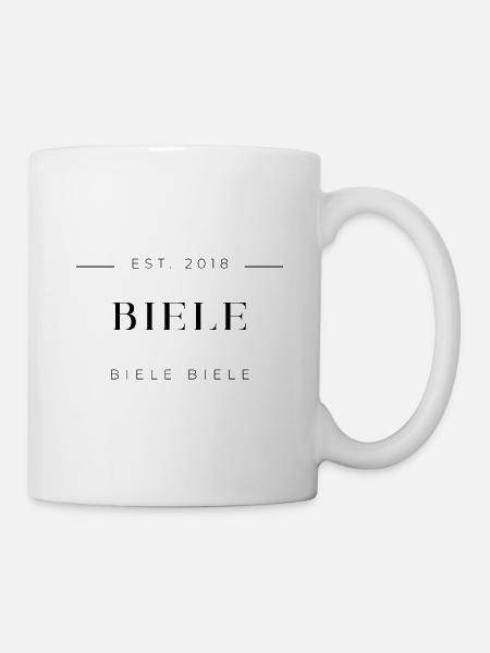 BIELE BIELE BIELE - Tasse - Weiß