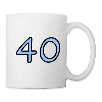 ANNIVERSARY. HAPPY BIRTHDAY. HAPPY BIRTHDAY. - Mug - white - Right