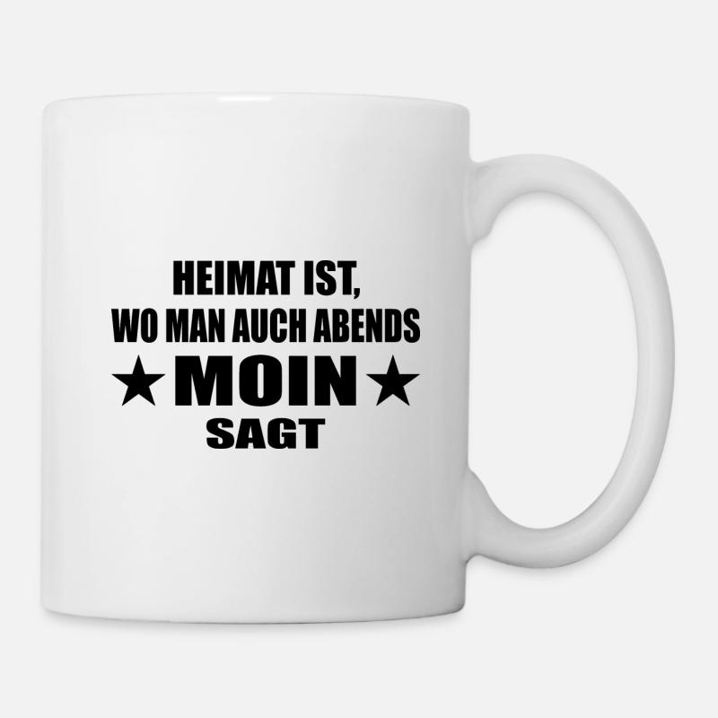 Moin - Tasse - Weiß