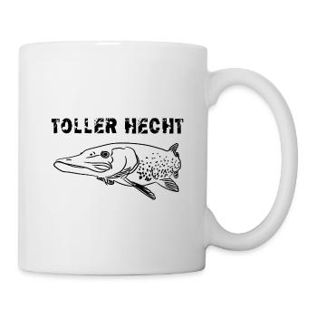 Angeln - Tasse - Weiß - Rechts