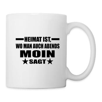 Moin - Tasse - Weiß - Rechts