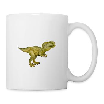 T-rex, Tyrannosaurus rex - Mug blanc - blanc - Droite