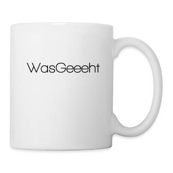 WasGeeeht - Minimal - Tasse - Weiß - Rechts