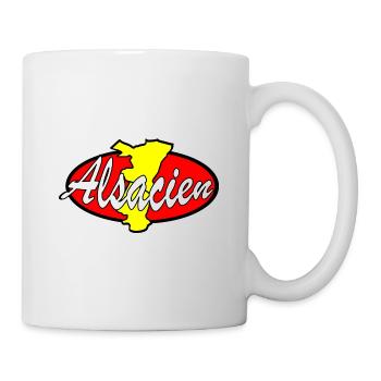 Alsacien Héros - Mug blanc - blanc - Droite