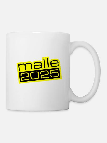 Malle 2025 - Tasse - Weiß