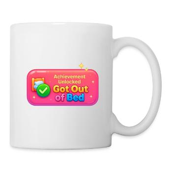 Achievement Achieved: Out of Bed Design - Mug - white - Right