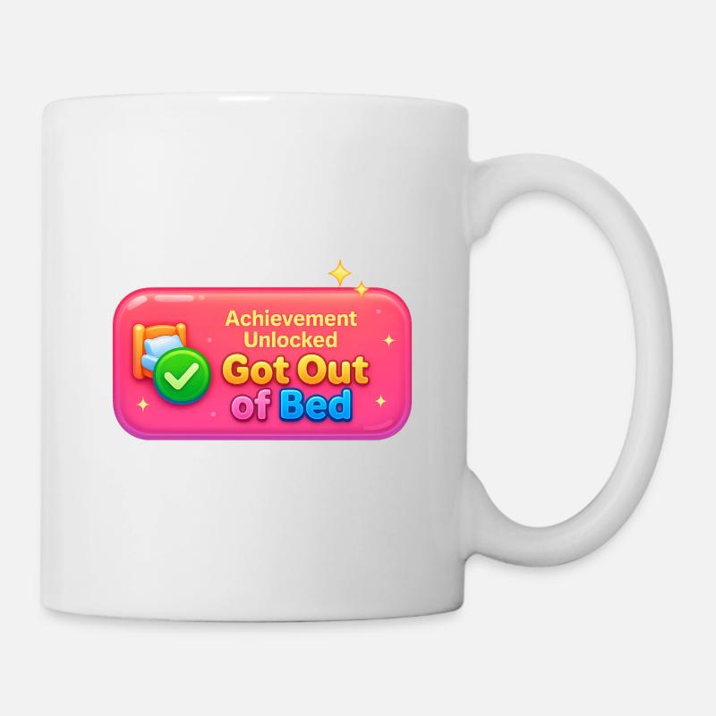 Réalisation réalisée : Conception hors du lit - Mug blanc - blanc