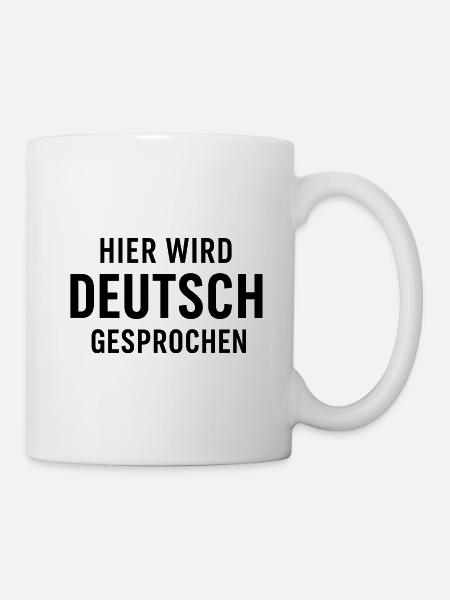 German is spoken here - Mug - white