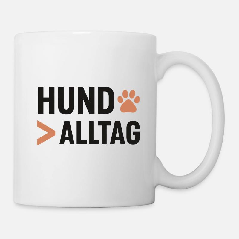 Dog Everyday Paw Art Logo - Mug - white