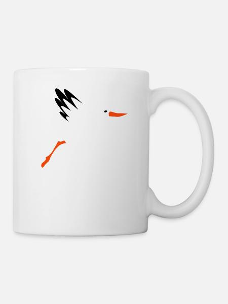 cigogne - Mug blanc - blanc