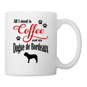 Dogue de Bordeaux Coffee - Tasse - Weiß - Rechts