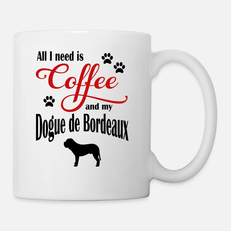 Dogue de Bordeaux Coffee - Mug - white