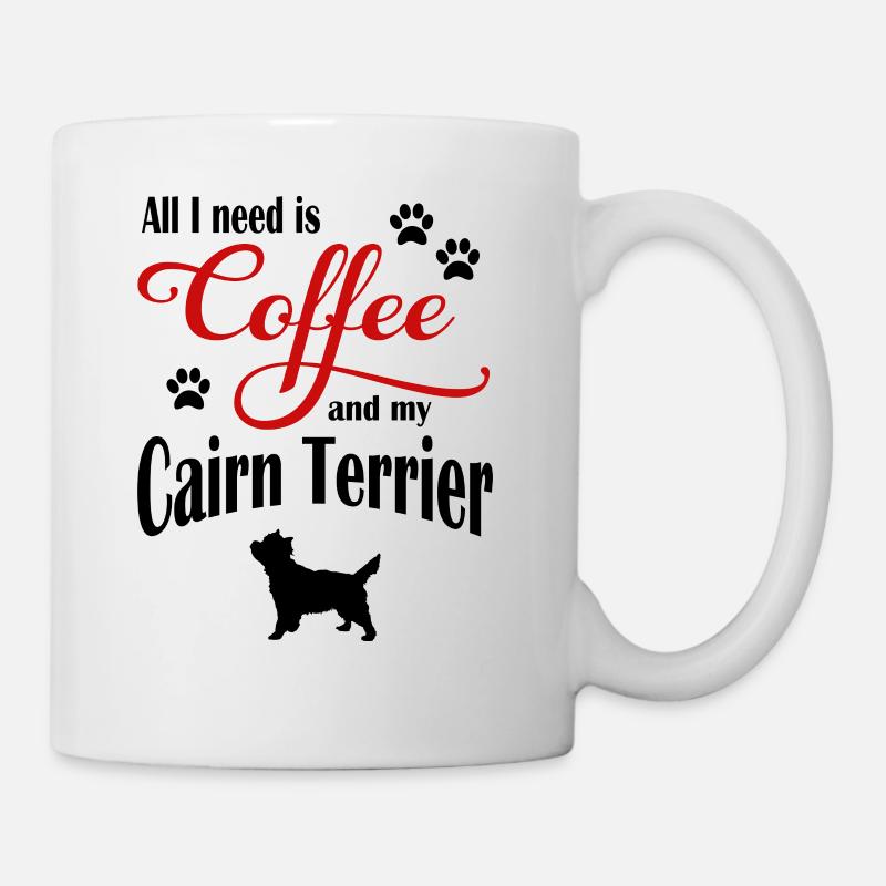 Cairn Terrier - Tasse - Weiß