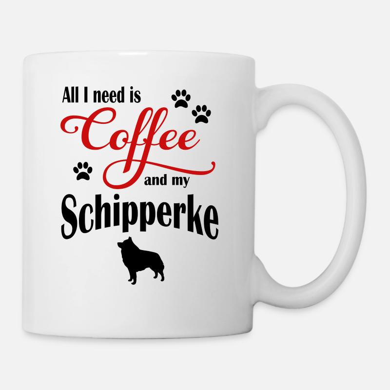 Schipperke Coffee - Mug - white