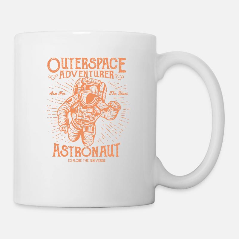 Astronaut. The Space Adventurer! - Mug - white