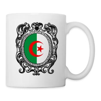 Algeria Algeria flag الجزائر علم - Mug - white - Right